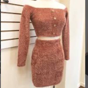 Fashion nova Skirt set in Mauve size M